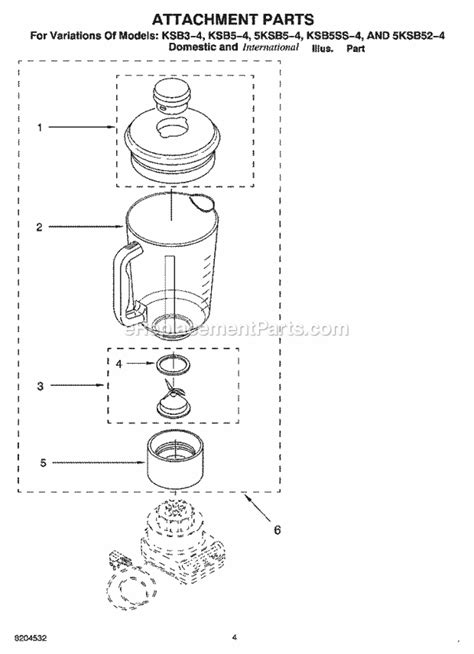 Toradh íomhá ar Kitchenaid Blender Spare Parts