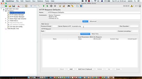 Image result for JMeter HTTP Request Defaults