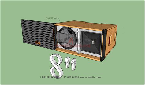 Image result for Skema Line Array 8 Inch Single