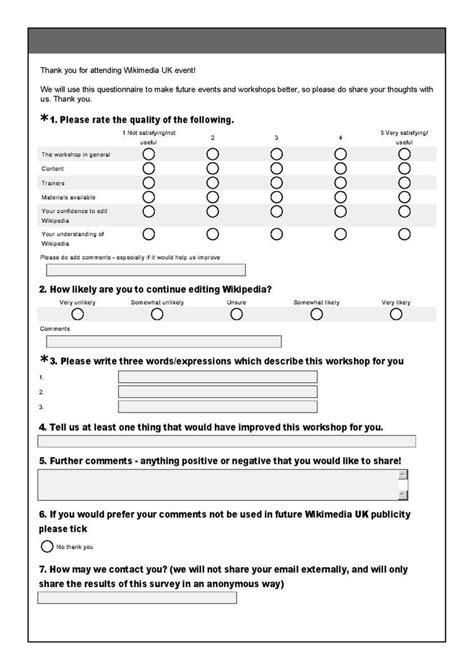 Image result for Example of Quantitative Questionnaire