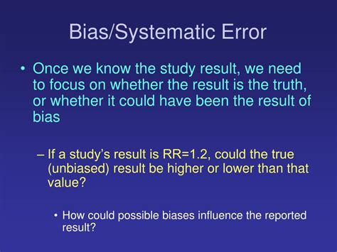 Toradh íomhá ar Systematic Error Affects Precision