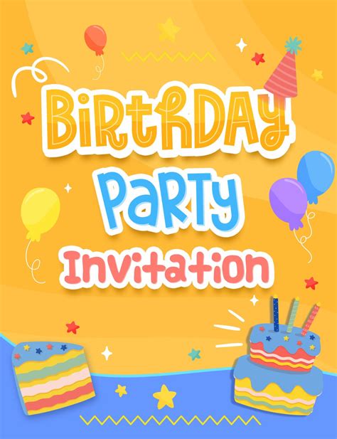 Image result for Birthday Event Invite
