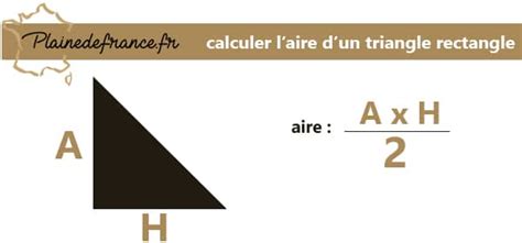 Image result for Formule Aire Triangle Rectangle