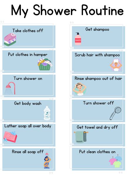 Toradh íomhá ar Full Shower Routine