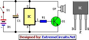 Toradh íomhá ar Melody Generator Circuit