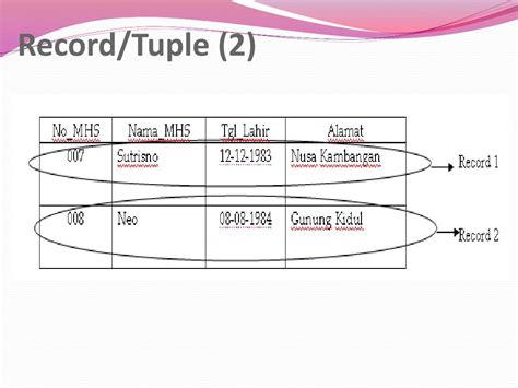 Tuple Variables in DBMS に対する画像結果