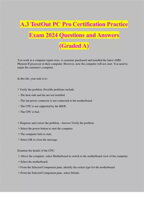 Image result for Test Out PC Pro Certification Cheat Sheet