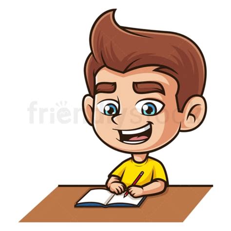 Cartoon Boy Doing Math Homework に対する画像結果