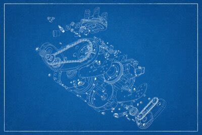 Image result for Poster Engine Exploded View