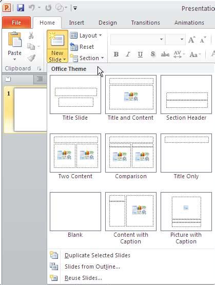 Image result for PowerPoint New Slide Key