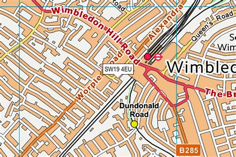 SW19 Postcode Map に対する画像結果