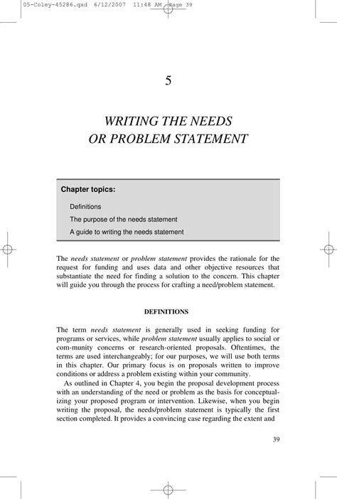 Toradh íomhá ar Example of Problem Statement in a Campaign