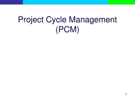 Image result for PCM Project Management Cycle