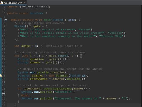 Afbeeldingsresultaten voor Java Simple Quiz Game