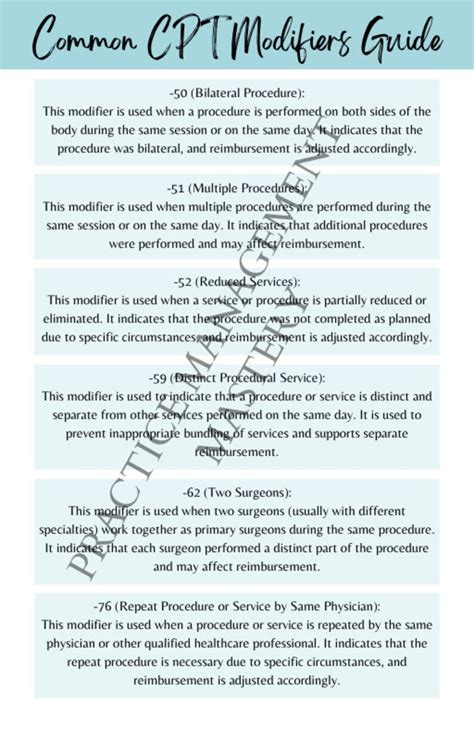 Image result for CPT Modifiers