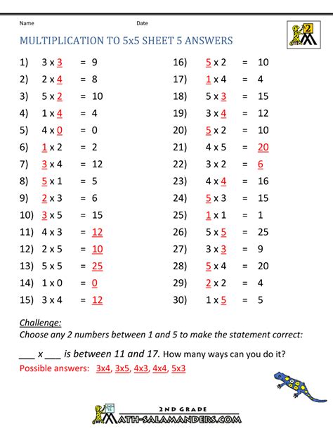 Afbeeldingsresultaten voor Free Printable Math Worksheets for 5th Grade Multiplication