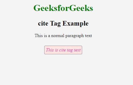 Image result for How to Use Cite in HTML