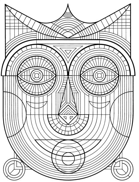 Image result for Geometric Coloring Pages Printable