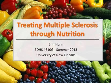 Toradh íomhá ar Nutrition and Multiple Sclerosis Class