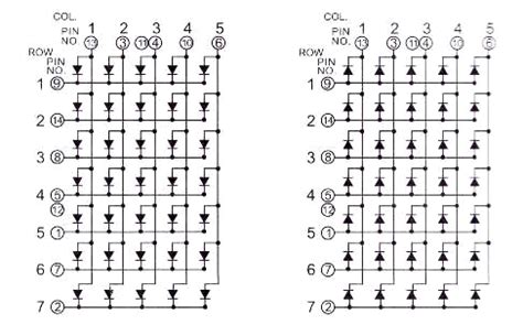 Image result for 5X7 LED Matrix Kit