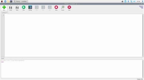 Thony Python IDE に対する画像結果