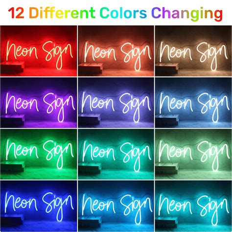 What You Need to Know About Color Changing Custom Neon Sign? - Custom ...