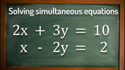 Image result for Solving Simultaneous Equations by Addition Steps