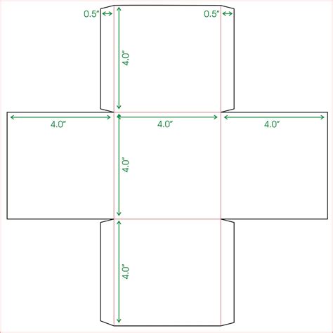 Image result for 2 Part Cubic Box Print Layout