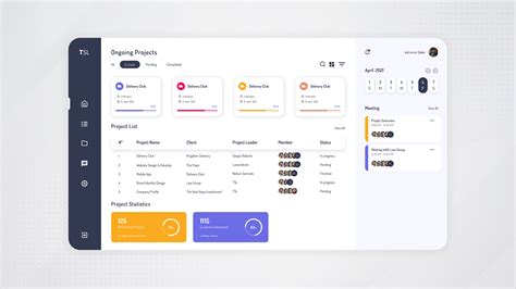 Project Management Dashboard UI Design に対する画像結果