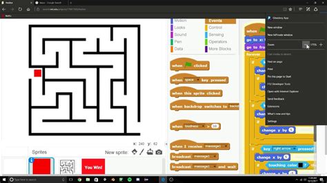 Afbeeldingsresultaten voor Scratch Maze Game Code