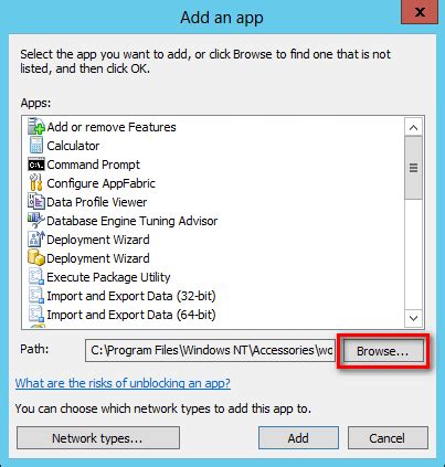 Toradh íomhá ar Windows Firewall SQL Server Ports