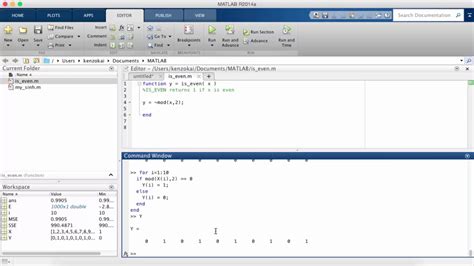 For Loop MATLAB Example に対する画像結果