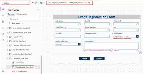 Power Apps Validation に対する画像結果