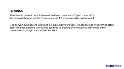 Image result for CIS and Trans Cyclohexene