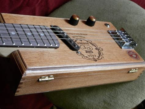 Image result for Open Tuning 4 String Cigar Box Guitar