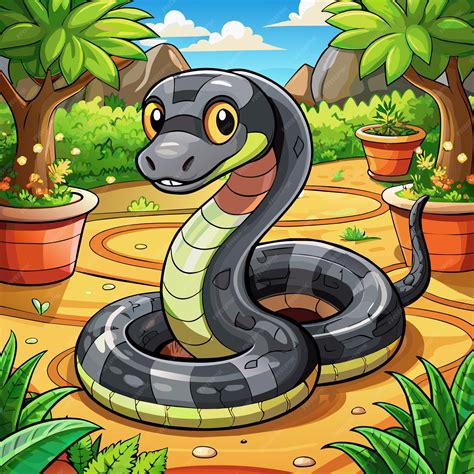 Toradh íomhá ar Gardens Snake Vector