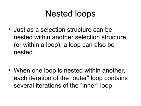 Image result for When to Use Nested Loops