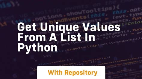 Image result for Unique in List Python