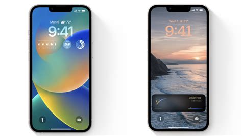 Toradh íomhá ar iPhone 15 Lock Screen Clock