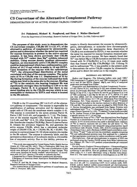 Image result for Stable C3 Convertase