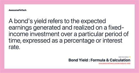 Image result for Bond Yield Calculation