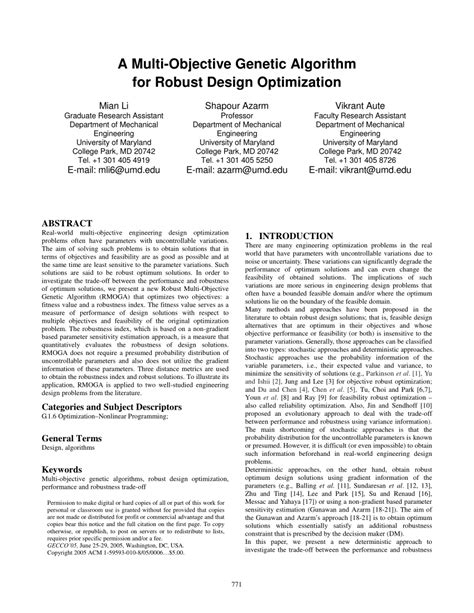 Image result for Multi-Objective Genetic Algorithm Logo