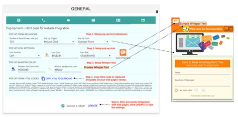 Toradh íomhá ar Pop Up Contact Form HTML