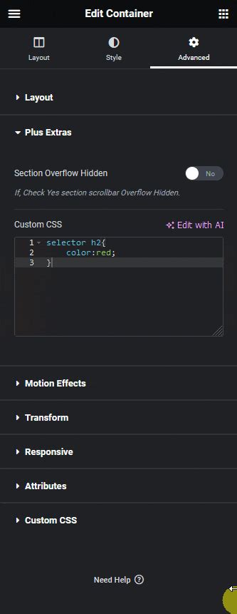 Image result for Custom CSS Elemtor Icon