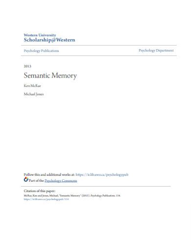 Image result for Semantic Memory Examples