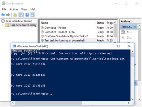Image result for Run a PowerShell Script in Task Scheduler
