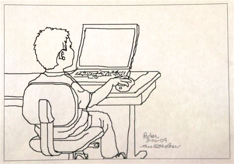 School Computer Lab Drawing に対する画像結果