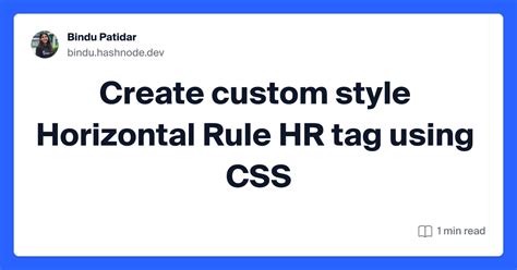 Image result for HTML HR Style