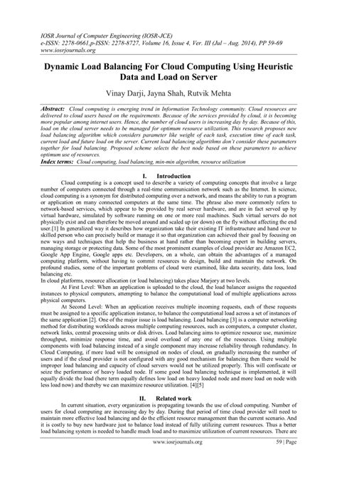 Image result for Dynamic Load Balancing in Cloud Computing