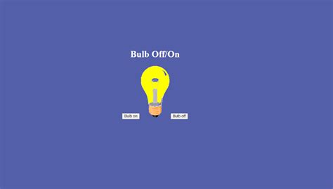 W3Schools Bulb On/Off に対する画像結果
